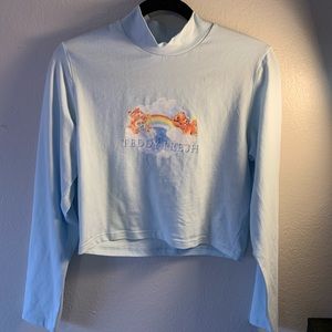 Light Blue Teddy Fresh x Care Bears Long Sleeve